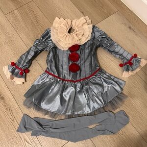 Pennywise girls small (4-6) costume dress
